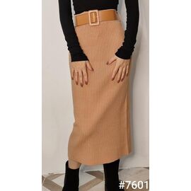 Спідниця жіноча 7601 d.beige р.42-48 "Kosta" недорого оптом від прямого постачальника