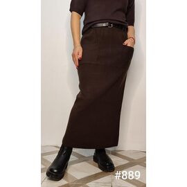 Спідниця жіноча 889 brown р.42-48 "Kosta" недорого оптом від прямого постачальника