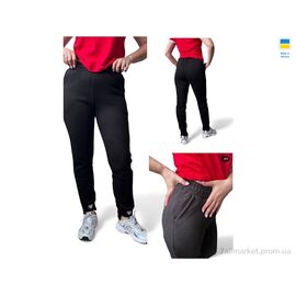 Спортивні штани жіночі Зима 80022-1 чорний (4 шт. р.сіткаXL-4XL) "Margo" недорого оптом від прямого постачальника