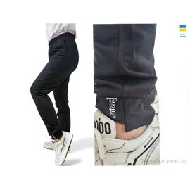 Спортивні штани жіночі Зима 80030 чорний (4 шт. р.сіткаXL-4XL) "Margo" недорого оптом від прямого постачальника