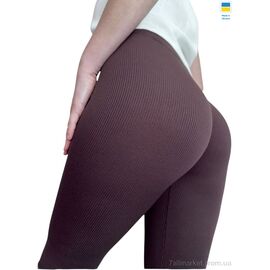 Фотография Лосинсы женские Зима 7225 шоколад (4 шт. р.сетка S-XL) "Margo" недорого оптом от прямого поставщика