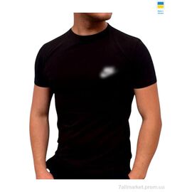 Футболка чоловіча Літо 82NK чорний (4 шт. р.сіткаM-2XL) "Sport style" недорого оптом від прямого постачальника