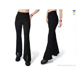 Фотография Женские брюки Весна/осень 5266 чорний (4 шт. р.сетка S-XL) "Sport style" недорого оптом от прямого поставщика