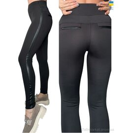 Фотография Лосинсы женские Весна/осень 5146 чорний (4 шт. р.сетка S-XL) "Sport style" недорого оптом от прямого поставщика