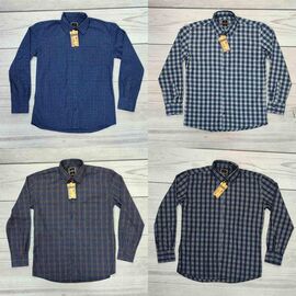 Фотография Рубашка мужская 4145 navy-khaki р.48-56 "Samo" недорого оптом от прямого поставщика