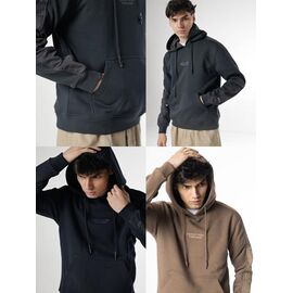 Фотография Худи мужской 4401 black р.48-56 "Samo" недорого оптом от прямого поставщика