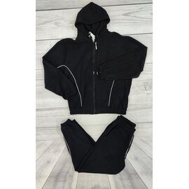 Костюм спортивний жіночий 751 black р.48-54 "Samo" недорого оптом від прямого постачальника