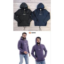 Худи чоловічий 8137 d.grey р.48-56 "Samo" недорого оптом від прямого постачальника