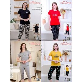 Фотография Пижама лёгкая женская P135-220 black р.M-4XL "Samo" недорого оптом от прямого поставщика