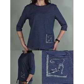 Фотография Свитер женский SO171 navy р.48-56 "Samo" недорого оптом от прямого поставщика