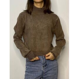 Светр жіночий 0183 brown р.42-46 "Kosta" недорого оптом від прямого постачальника