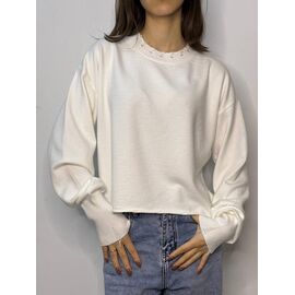 Светр жіночий 05 white р.42-46 "Kosta" недорого оптом від прямого постачальника