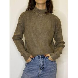 Светр жіночий 0892 khaki р.42-48 "Kosta" недорого оптом від прямого постачальника