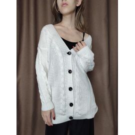 Кардиган жіночий 101 white р.44-50 "Kosta" недорого оптом від прямого постачальника