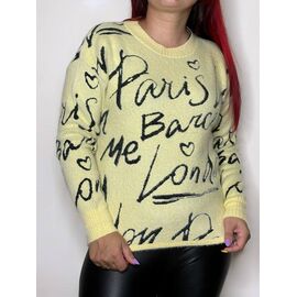 Светр жіночий 1597 yellow р.42-46 "Kosta" недорого оптом від прямого постачальника