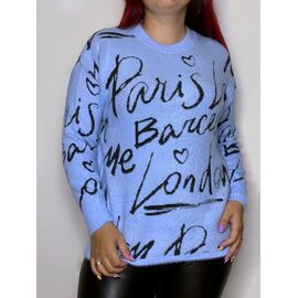 Светр жіночий 1597-1 l.blue р.42-46 "Kosta" недорого оптом від прямого постачальника