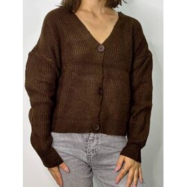 Кардиган жіночий 568 brown р.44-48 "Kosta" недорого оптом від прямого постачальника
