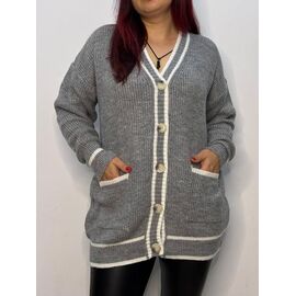 Кардиган жіночий 571 grey р.44-48 "Kosta" недорого оптом від прямого постачальника