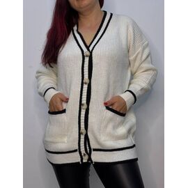 Кардиган жіночий 571 white р.44-48 "Kosta" недорого оптом від прямого постачальника