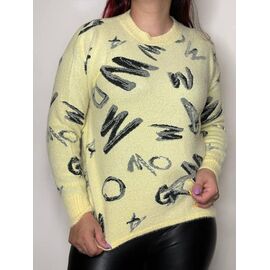 Светр жіночий 59727 yellow р.42-46 "Kosta" недорого оптом від прямого постачальника