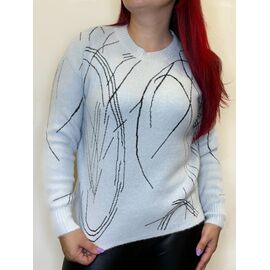 Светр жіночий 5976 l.blue р.42-46 "Kosta" недорого оптом від прямого постачальника