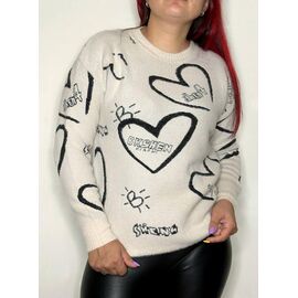 Светр жіночий 59772 beige р.42-46 "Kosta" недорого оптом від прямого постачальника