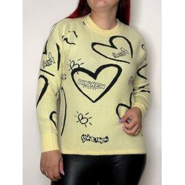 Светр жіночий 59772 yellow р.42-46 "Kosta" недорого оптом від прямого постачальника