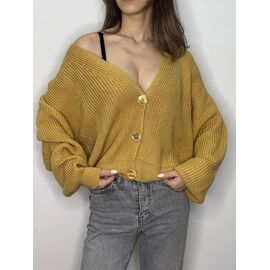 Кардиган жіночий 6240 d.yellow р.42-48 "Kosta" недорого оптом від прямого постачальника