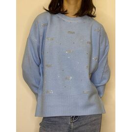 Светр жіночий 76106-3 l.blue р.42-46 "Kosta" недорого оптом від прямого постачальника