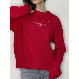 Светр жіночий 76106B red р.42-46 "Kosta" недорого оптом від прямого постачальника