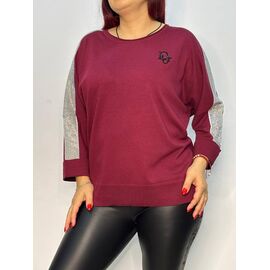 Светр жіночий 814 wine р.48-52 "Kosta" недорого оптом від прямого постачальника