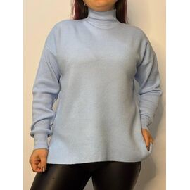 Фотография Свитер женский 9750 l.blue р.46-52 "Kosta" недорого оптом от прямого поставщика