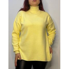 Фотография Свитер женский 9750 yellow р.46-52 "Kosta" недорого оптом от прямого поставщика