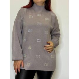 Фотография Свитер женский K8610 beige р.48-52 "Kosta" недорого оптом от прямого поставщика