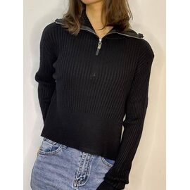 Светр жіночий L062 black р.42-46 "Kosta" недорого оптом від прямого постачальника