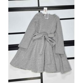 Сукня дитяча утеплена на дівчинку 593 brown р.128-152 "Kosmy" недорого оптом від прямого постачальника