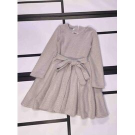 Сукня дитяча утеплена на дівчинку 593 beige р.128-152 "Kosmy" недорого оптом від прямого постачальника