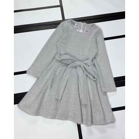 Сукня дитяча утеплена на дівчинку 593 l.grey р.128-152 "Kosmy" недорого оптом від прямого постачальника