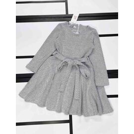 Сукня дитяча утеплена на дівчинку 593 d.grey р.128-152 "Kosmy" недорого оптом від прямого постачальника