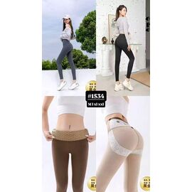 Фотография Лосины женские тёплые 1534 brown р.M-2XL "Major" недорого оптом от прямого поставщика