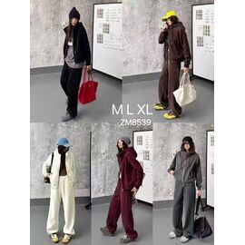 Костюм спортивний жіночий 8539 grey р.M-XL "Major" недорого оптом від прямого постачальника