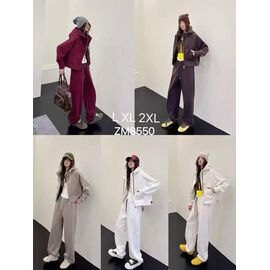 Костюм спортивний жіночий 8550 l.grey р.L-2XL "Major" недорого оптом від прямого постачальника