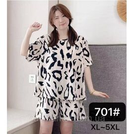 Фотография Пижама женская футболка-шорты р-ры 50-58 "FLOWER" купить недорого от прямого поставщик