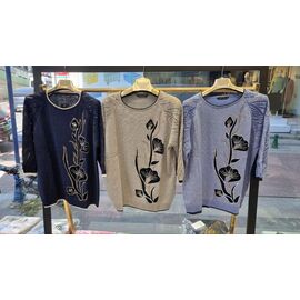 Фотография Свитер женский 2161 lilac р.52-54 "Julia" недорого оптом от прямого поставщика