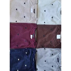 Фотография Свитер женский 2215 navy р.52-54 "Julia" недорого оптом от прямого поставщика