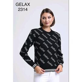 Фотография Свитер женский 2314 black р.42-48 "Julia" недорого оптом от прямого поставщика