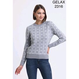 Фотография Свитер женский 2316 grey р.48-52 "Julia" недорого оптом от прямого поставщика