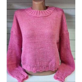 Фотография Свитер женский J30 pink р.one size "Julia" недорого оптом от прямого поставщика