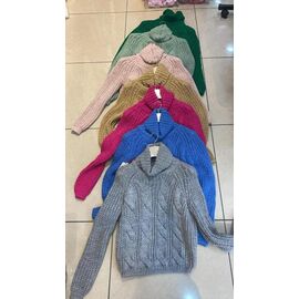 Фотография Свитер женский JL281 d.green р.one size "Julia" недорого оптом от прямого поставщика