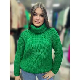 Светр жіночий JL433 green р.one size "Julia" недорого оптом від прямого постачальника